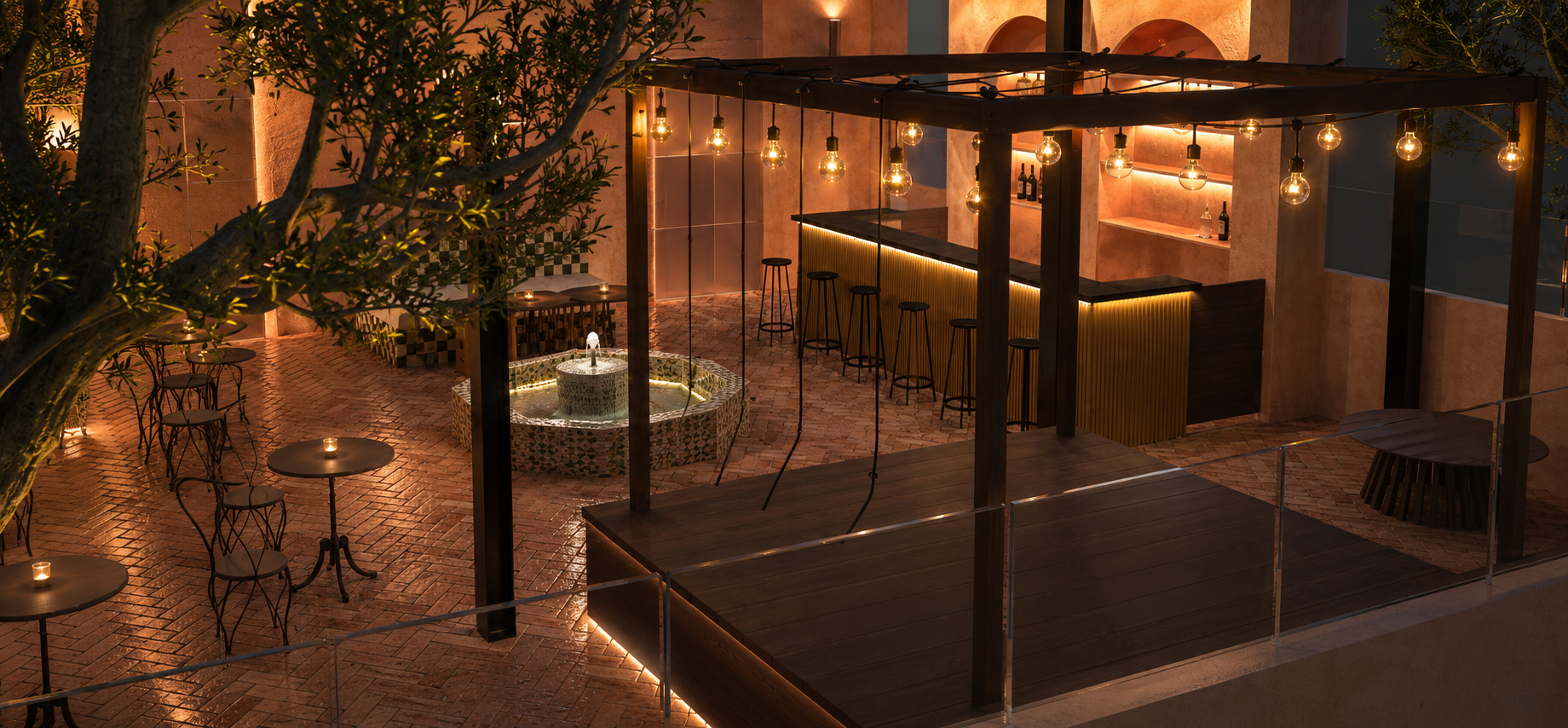Patio Andaluz interior design by César Quiaro