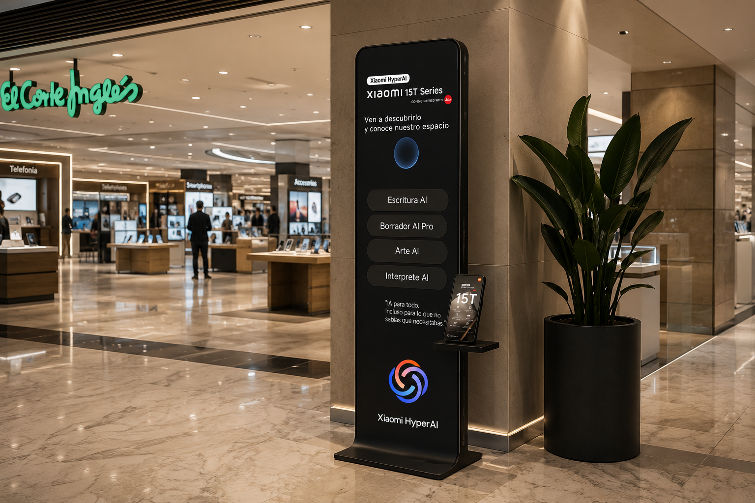 Interactive totem — El Corte Inglés